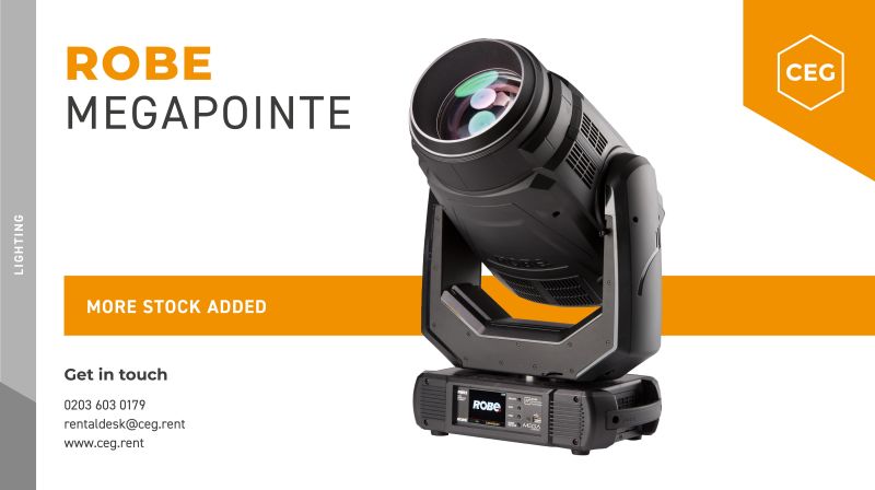 More Stock Added - Robe MegaPointe