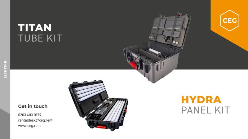 Astera Titan Tube & Astera Hydra Panel Now Available at CEG