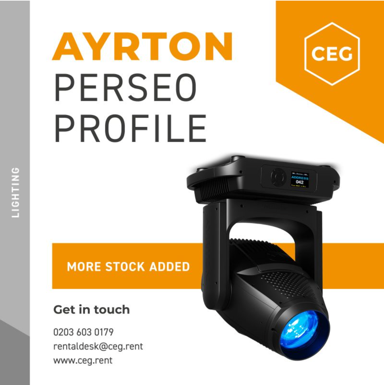 More Stock Added: Ayrton Perseo Profile