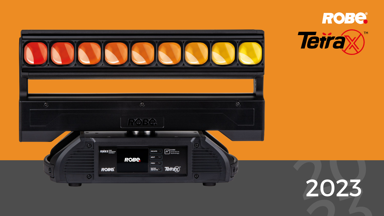 Coming Soon to CEG - Robe TetraX