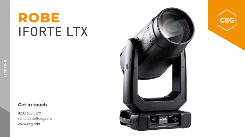 Lighting Innovation: Robe iForte LTX Professional Series